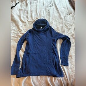 Lululemon Rulu women’s retired pullover blue/ black